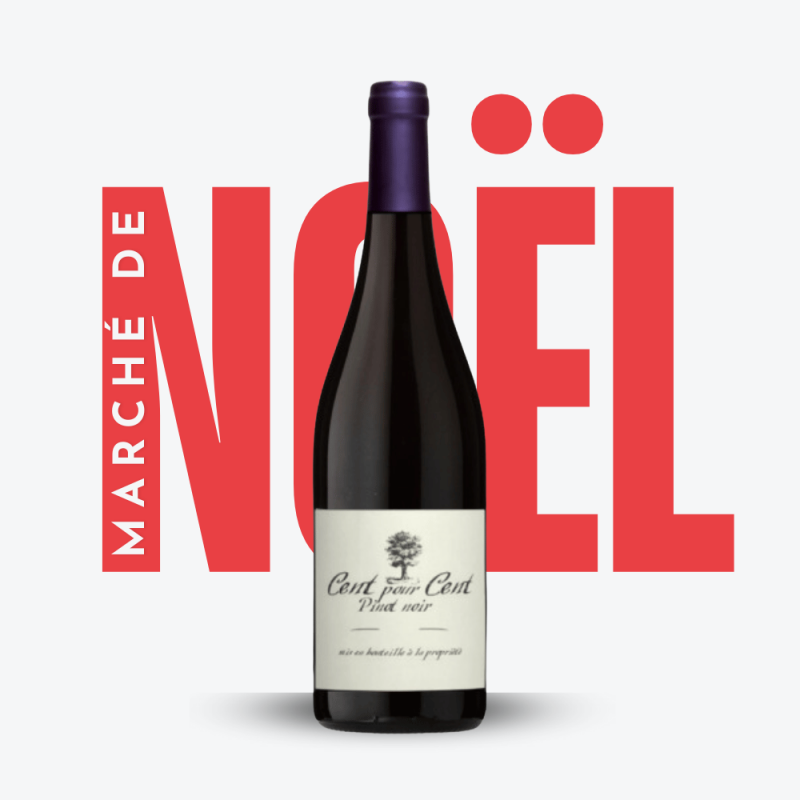 Cent pour Cent Pinot Noir 2024 - Domaine du Peyra - Marché de Noël