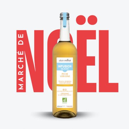 Infusion Glacée Pêche Verveine - Alain Milliat - Marché de Noël