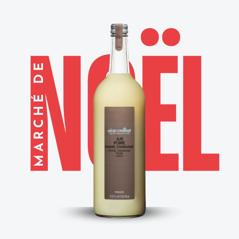 Jus Poire Passe Crassane - Alain Milliat - Marché de Noël