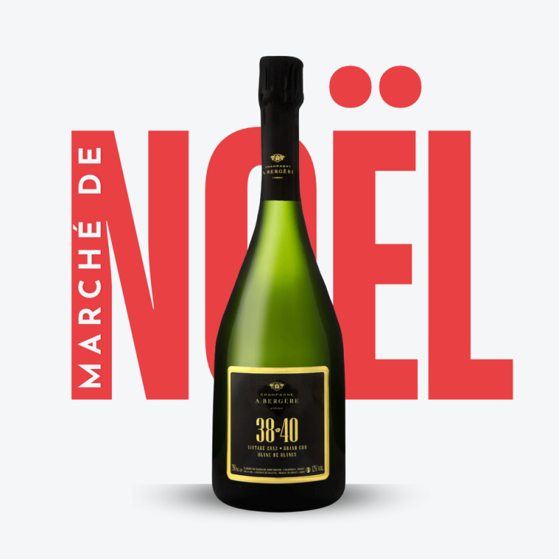 Champagne A.Bergère 38-40 2013 - Marché de Noël