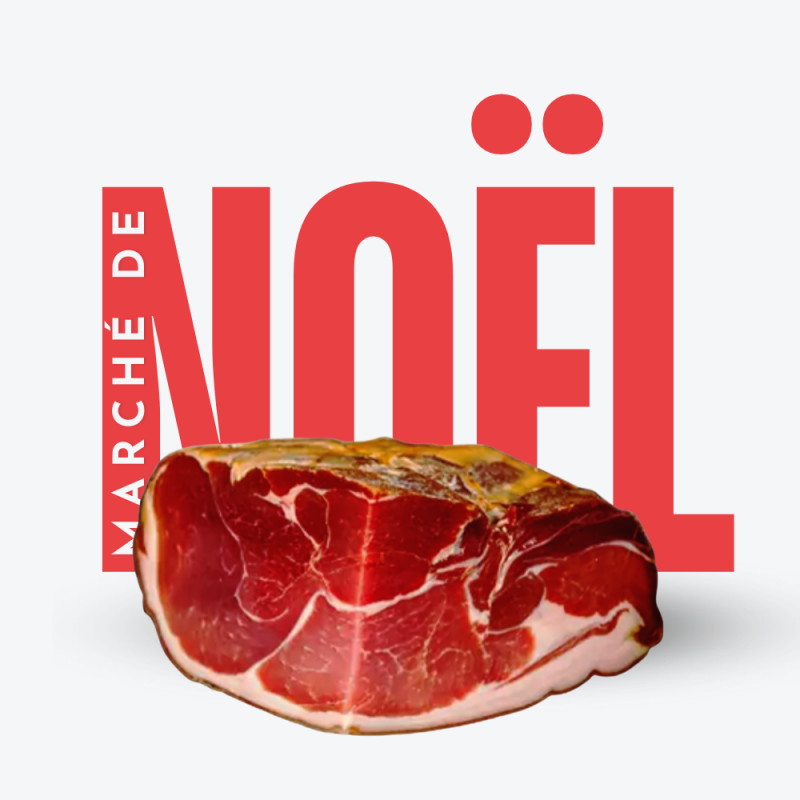 Barquette Jambon de Bayonne 120g - Domaine Abotia - Marché de Noël