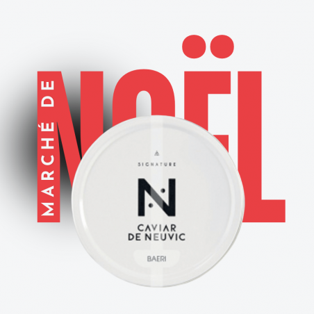 Caviar de Neuvic Baeri Signature 100g - Marché de Noël