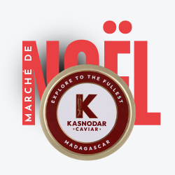 Caviar Kasnodar Baeri White Edition 100g - Marché de Noël