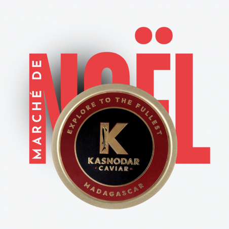 Caviar Kasnodar Osciètre Black Edition 100g - Marché de Noël