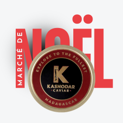 Caviar Kasnodar Persicus Black Edition 500g - Marché de Noël