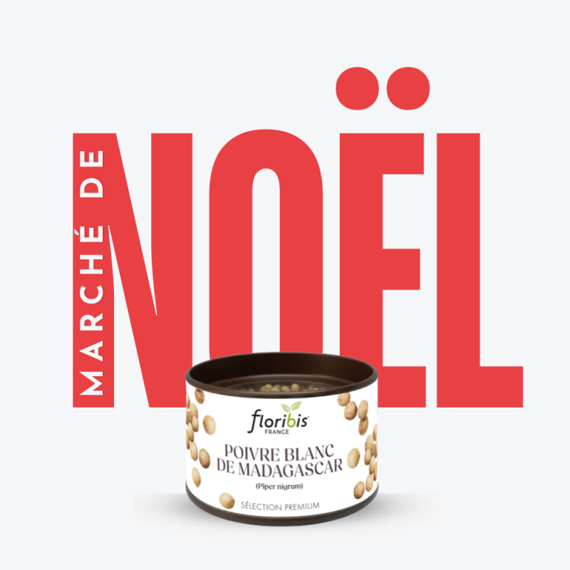 Poivre Blanc de Madagascar 75g - Floribis