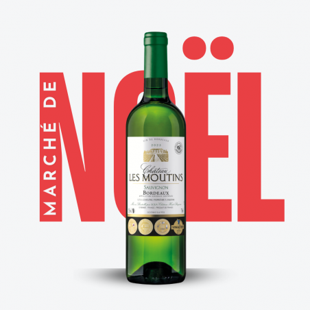 Château Les Moutins Blanc 2024 - Marché de Noël