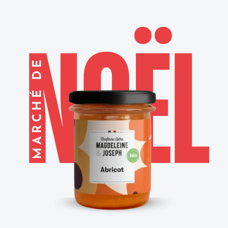 Confiture d'Abricot - Magdeleine & Joseph - Marché de Noël