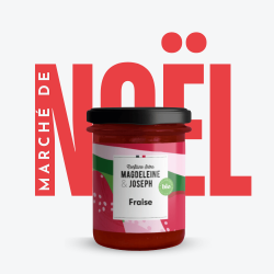 Confiture de Fraise Bio - Magdeleine & Joseph - Marché de Noël