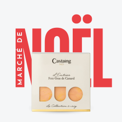 DUO - Foie gras de canard entier 2x40g - Maison Castaing - Marché de Noël