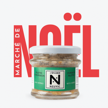 Rillettes d'esturgeon aux herbes 90g