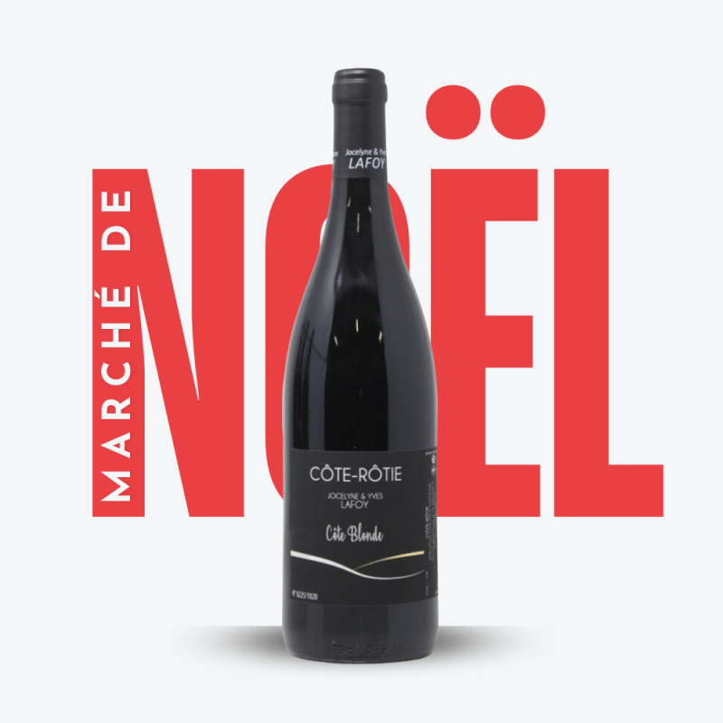 Côte-Rôtie Côte Blonde 2021 - Jocelyne et Yves Lafoy - Marché de Noël