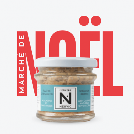 Rillettes d'esturgeon au caviar 90g