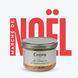 Terrine de Canard au Poivre Vert 180g - Maison Castaing - Marché de Noël