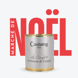 Gésiers de Canard Confits 800g - Maison Castaing - Marché de Noël