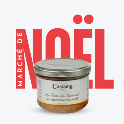 Pâté de Canard au Magret Fumé et Au Basilic 180g - Maison Castaing - Marché de Noël
