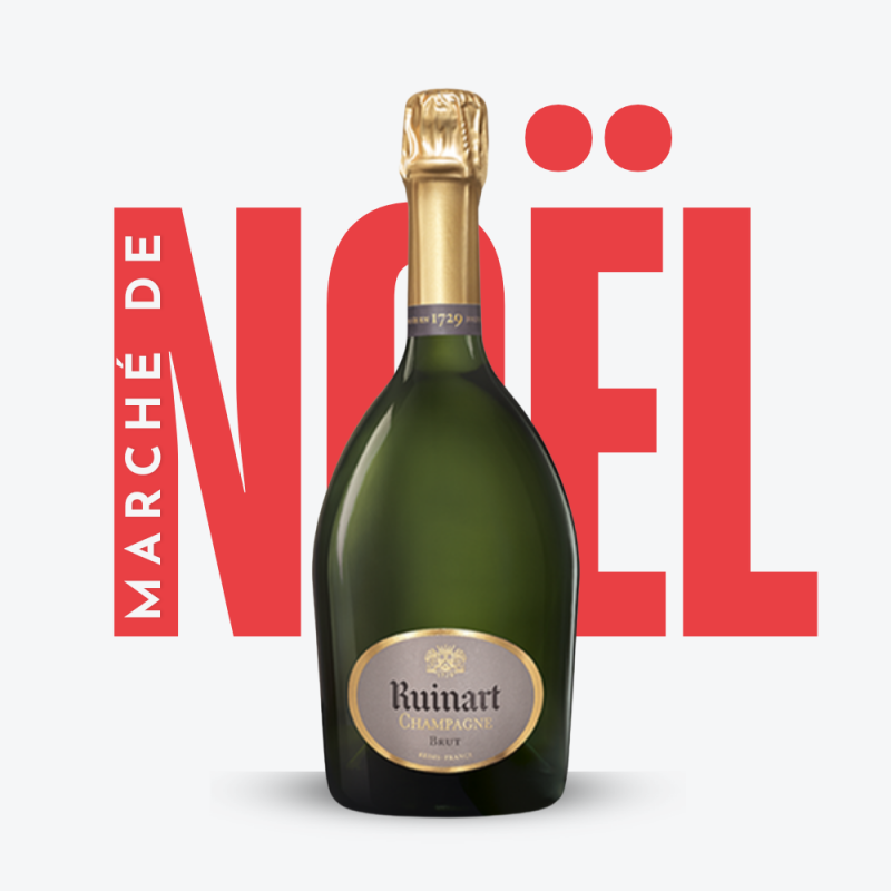 Marché de Noël - Champagne R de Ruinart Brut