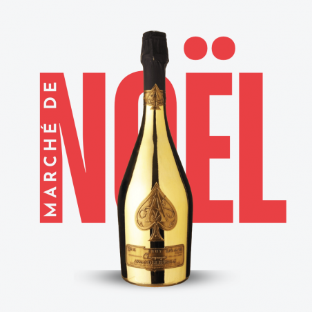 Marché de Noël - Magnum Champagne Armand de Brignac Gold Coffret Laqué