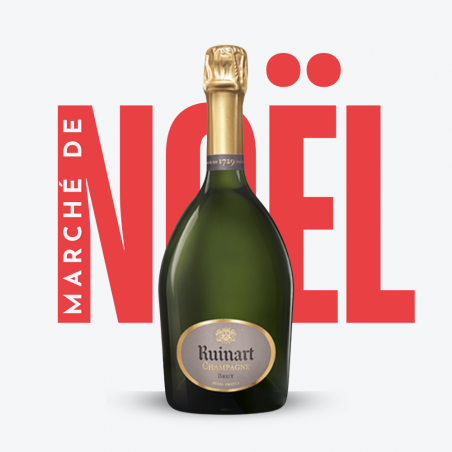 Marché de Noël - Magnum Champagne R de Ruinart Brut
