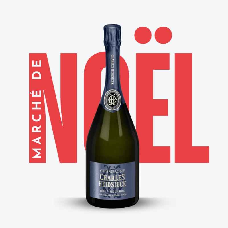 Marché de Noël - Magnum Champagne Charles Heidsieck Brut Réserve