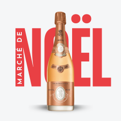Marché de Noël - Champagne Cristal de Roederer Rosé 2013 - Coffret Luxe