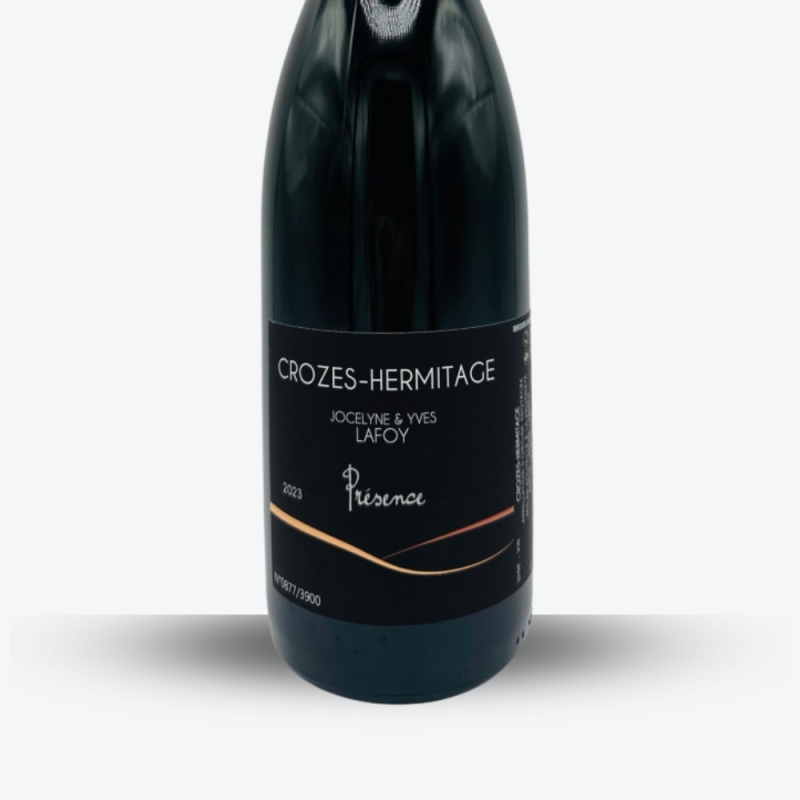 Présence Crozes-Hermitage 2024 - Jocelyne et Yves Lafoy - etiquette