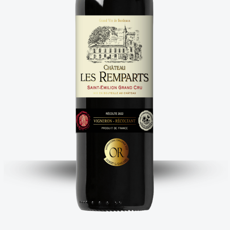 Château Les Remparts 2023 - etiquette