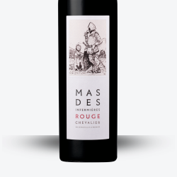 Chevalier Rouge 2022 - Mas des Infermières - Etiquette