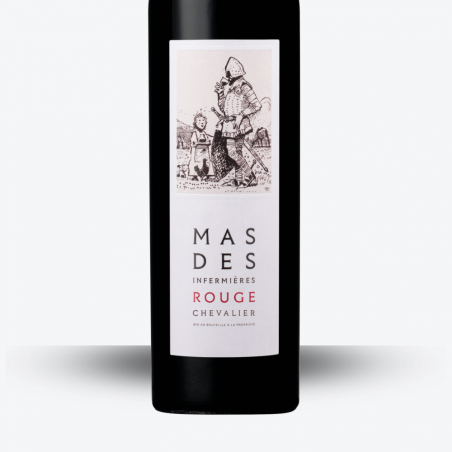 Chevalier Rouge 2022 - Mas des Infermières - Etiquette