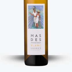 Source Blanc 2025 - Mas des Infermières - Etiquette