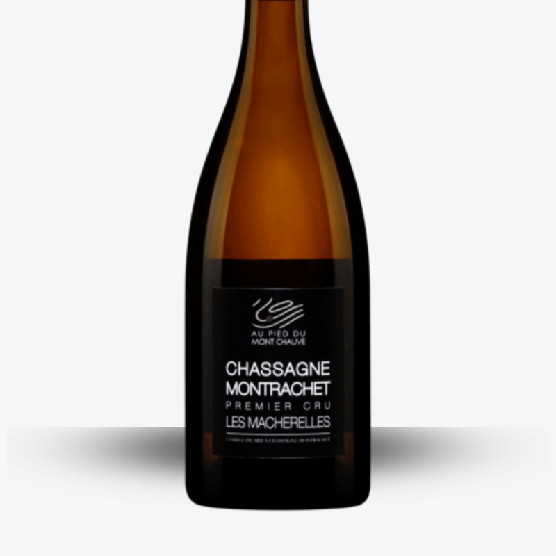 Chassagne Montrachet 1er Cru "Les Macherelles" 2020 - Domaine Au Pied Du Mont Chauve - Etiquette