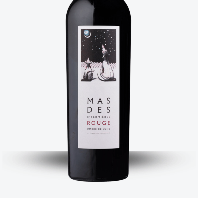 Ombre de Lune Rouge 2021 - Mas des Infermières_Etiquette