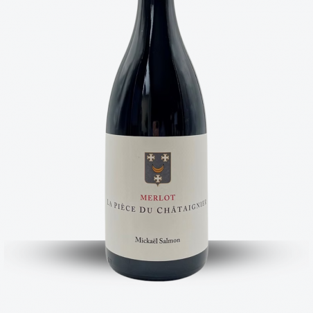 Merlot "La Pièce du Châtaignier" 2022 – Domaine Lucas Salmon - étiquette