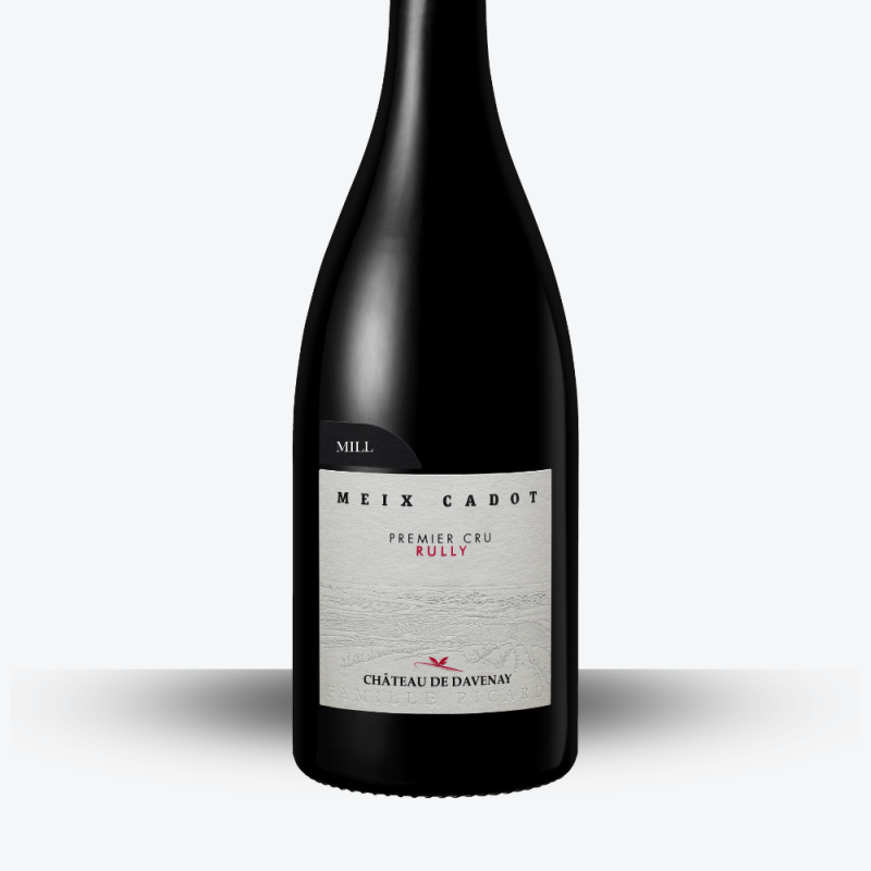 Rully 1er Cru "Meix Cadot" Rouge 2022 - Château de Davenay - Etiquette