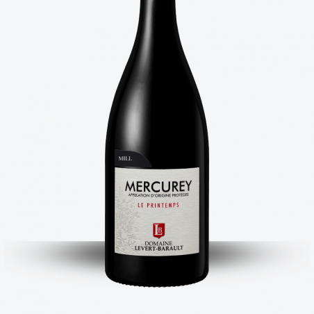 Mercurey Village "Le Printemps" 2020 Rouge - Domaine Levert Barault - Etiquette