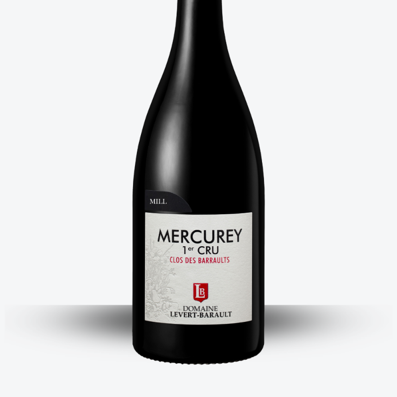Mercurey 1er Cru "Clos des Barraults" 2020 - Domaine Levert Barault - Etiquette