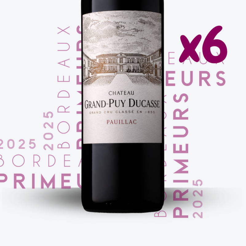 Primeurs - Château Grand-Puy Ducasse 2025 - 6x75cl - étiquette
