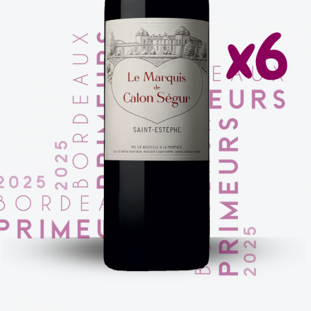 Primeurs - Le Marquis de Calon Ségur 2025 - 6x75cl - étiquette