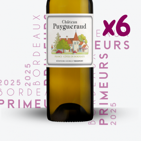 Primeurs - Château Puygueraud Blanc 2025 - 6x75cl - étiquette