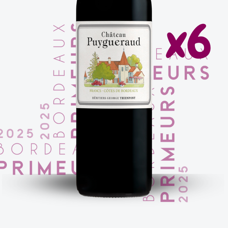 Primeurs - Château Puygueraud 2025 - 6x75cl - etiquette