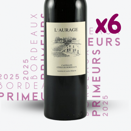 Primeurs - L'Aurage 2025 - 6x75cl - etiquette