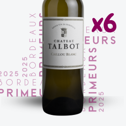 Primeurs - Château Talbot Caillou Blanc 2025 - 6x75cl - etiquette