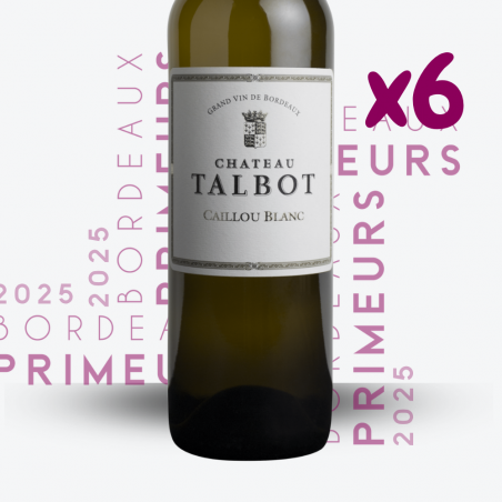 Primeurs - Château Talbot Caillou Blanc 2025 - 6x75cl - etiquette