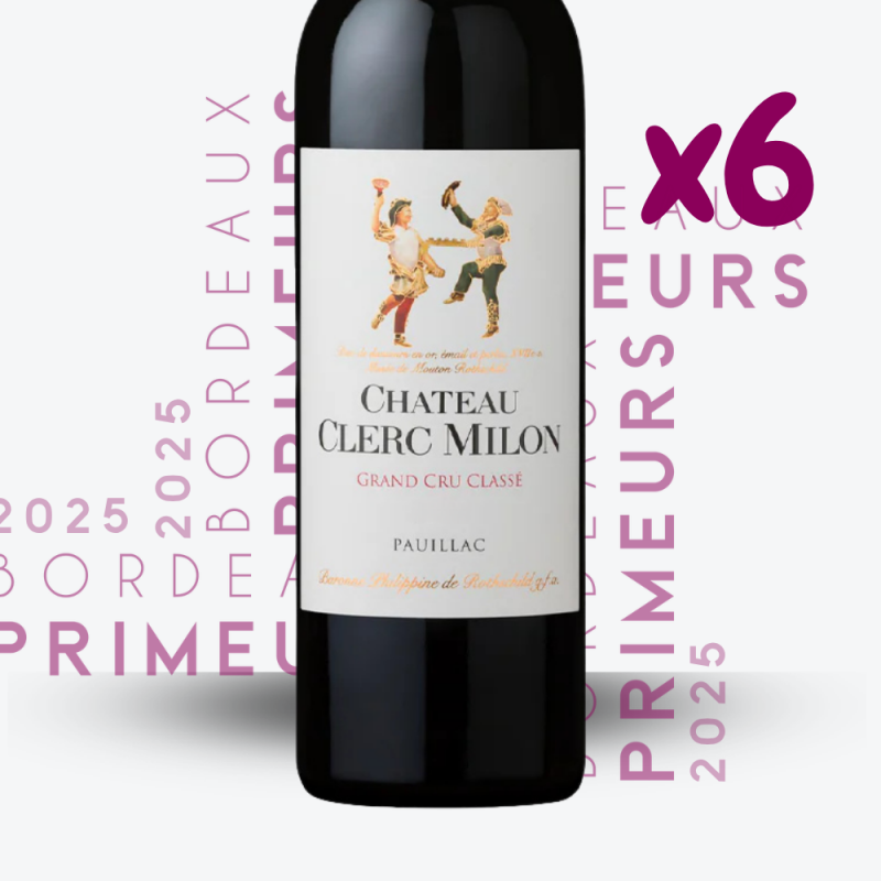 Primeurs - Château Clerc Milon 2025 - 6x75cl -etiquette