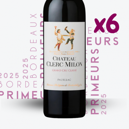 Primeurs - Château Clerc Milon 2025 - 6x75cl -etiquette