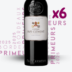Primeurs - Château Pape Clément Rouge 2025 - 6x75cl - etiquette