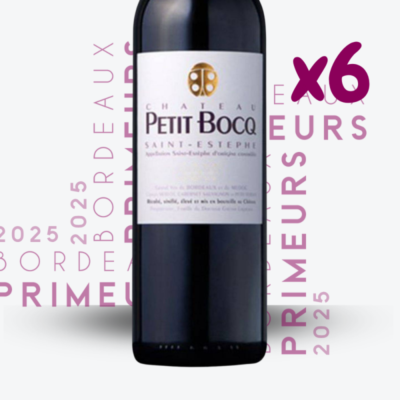 Primeurs - Château Petit Bocq 2025 - 6x75cl - etiquette