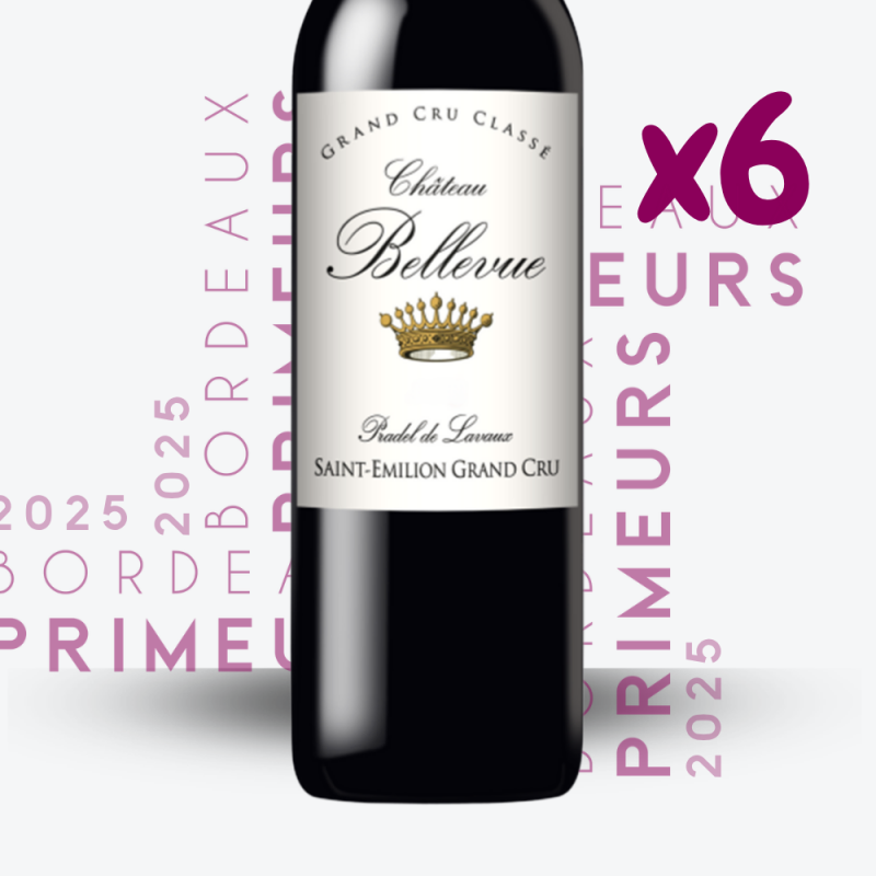 Primeurs - Château Bellevue 2025 - 6x75cl - etiquette