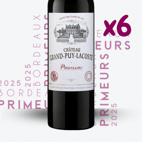 Primeurs - Château Grand-Puy-Lacoste 2025 - 6x75cl - etiquette