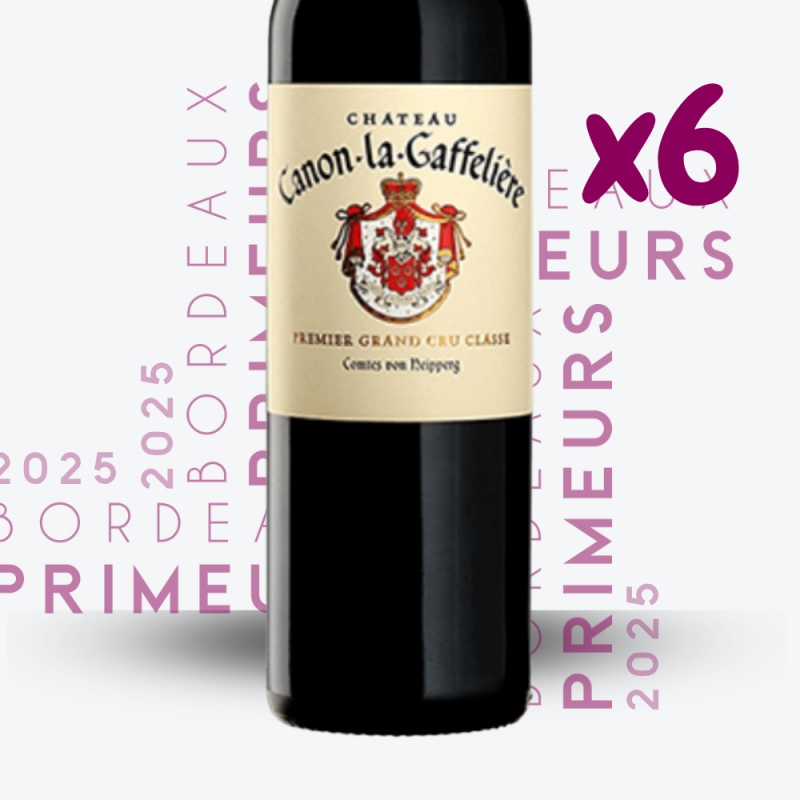 Primeurs - Château Canon-La-Gaffelière 2025 - 6x75cl - étiquette